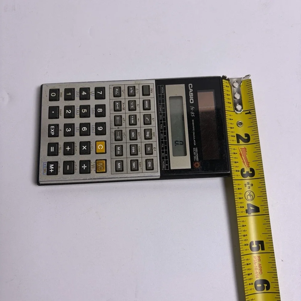 Casio fx-85 Scientific High Power Solar Cell Calculator Made in Japan Tested